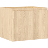 Mexen Rivel szafka łazienkowa podumywalkowa 60 cm, 1 szuflada, ryflowana , dąb - 91A20-06047-1-BF81