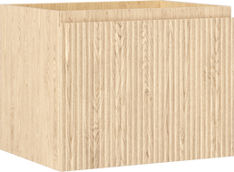 Mexen Rivel szafka łazienkowa podumywalkowa 60 cm, 1 szuflada, ryflowana , dąb - 91A20-06047-1-BF81