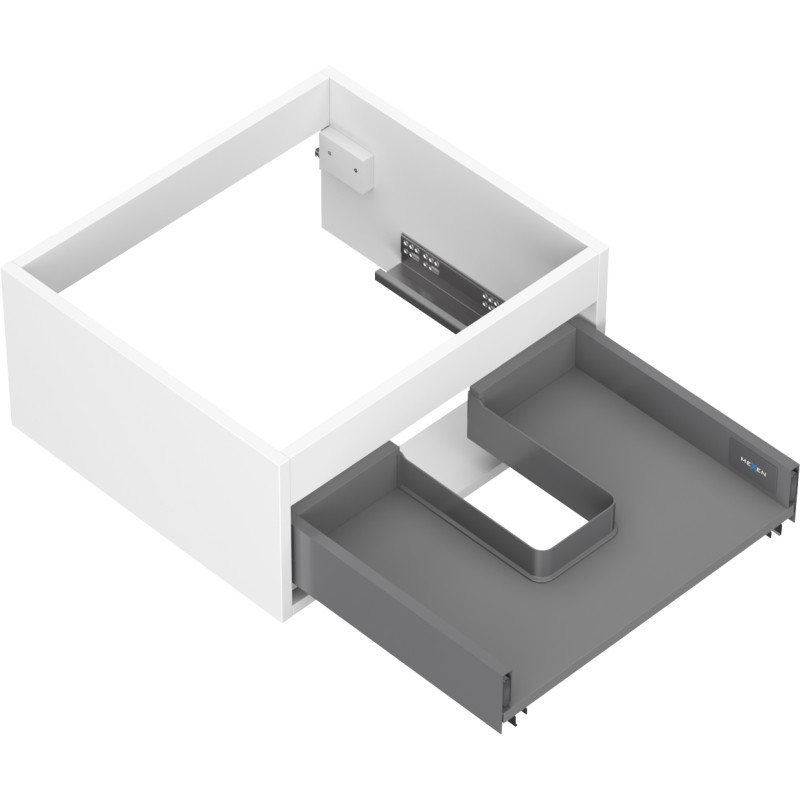 Mexen Box-A korpus szafki podumywalkowej 50 cm, 1 szuflada, biały mat - 91AX0-0500-235-1-01