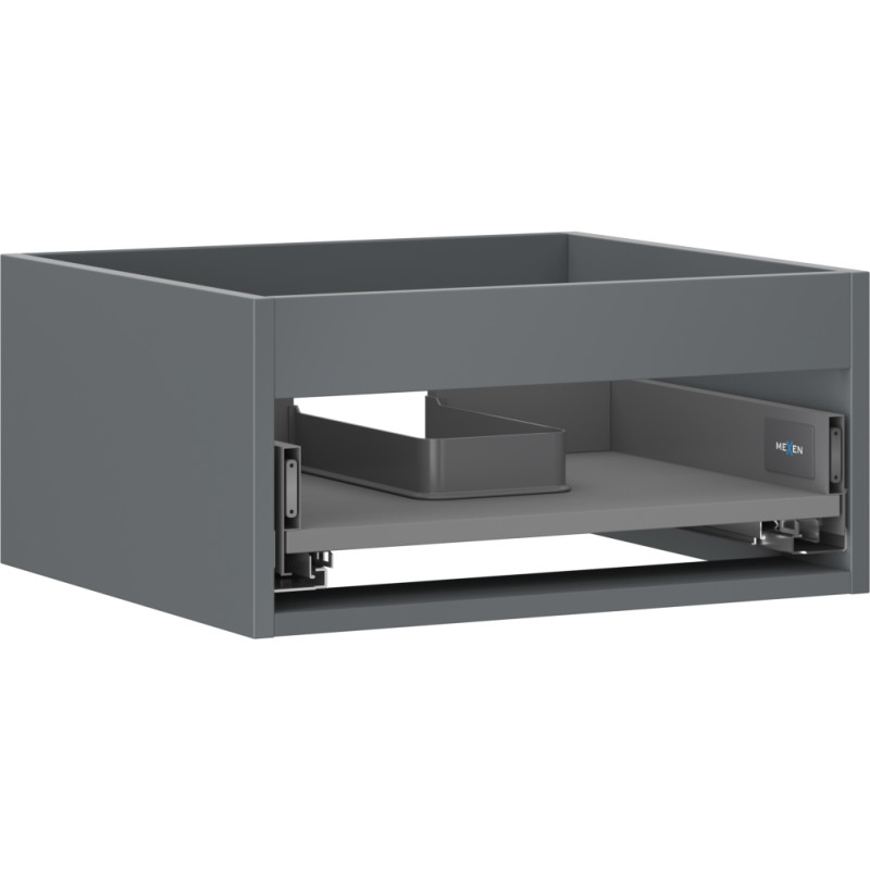 Mexen Box-A korpus szafki podumywalkowej 50 cm, 1 szuflada, grafit mat - 91AX0-0500-235-1-66