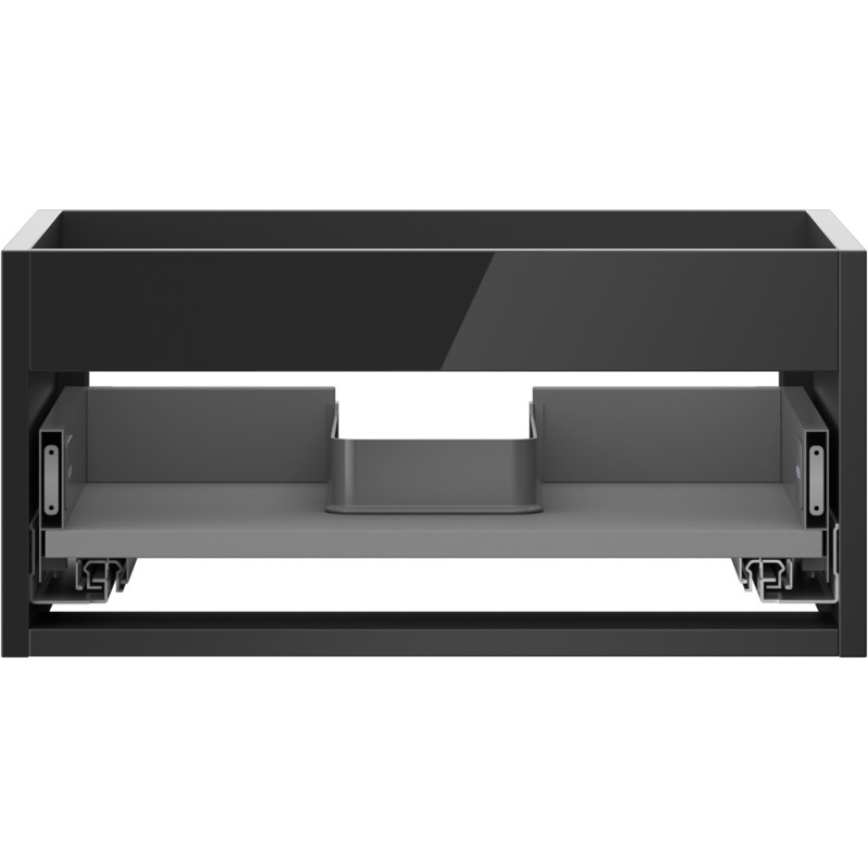 Mexen Box-A korpus szafki podumywalkowej 50 cm, 1 szuflada, czarny połysk - 91AX0-0500-235-1-70