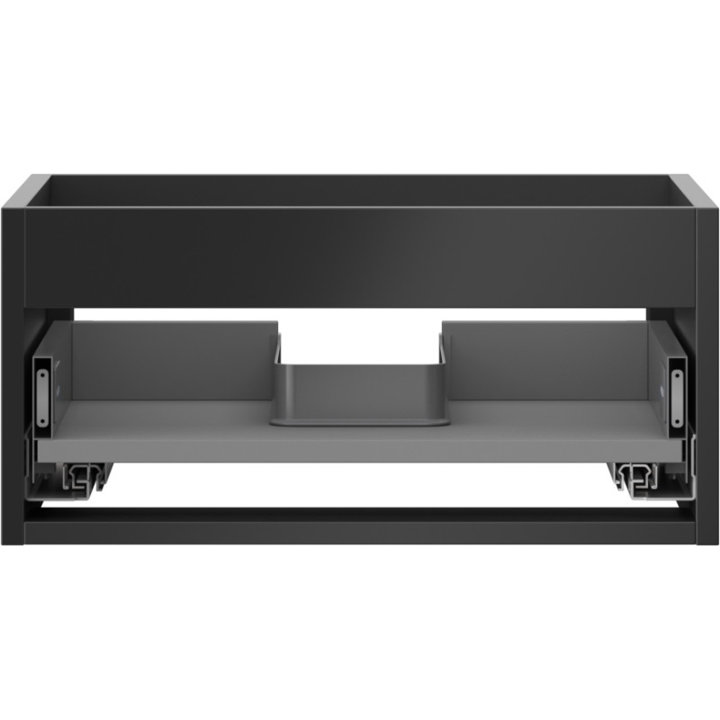 Mexen Box-A korpus szafki podumywalkowej 50 cm, 1 szuflada, czarny mat - 91AX0-0500-235-1-71