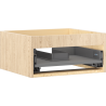 Mexen Box-A korpus szafki podumywalkowej 50 cm, 1 szuflada, dąb - 91AX0-0500-235-1-81