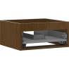 Mexen Box-A korpus szafki podumywalkowej 50 cm, 1 szuflada, orzech - 91AX0-0500-235-1-86