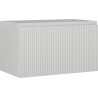 Mexen Rivel szafka łazienkowa podumywalkowa 80 cm, 1 szuflada, ryflowana , szara mat - 91A20-08047-1-BF62