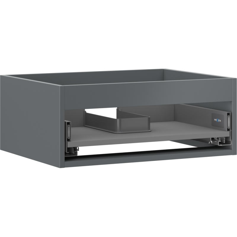 Mexen Box-A korpus szafki podumywalkowej 60 cm, 1 szuflada, grafit mat - 91AX0-0600-235-1-66