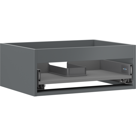 Mexen Box-A korpus szafki podumywalkowej 60 cm, 1 szuflada, grafit mat - 91AX0-0600-235-1-66