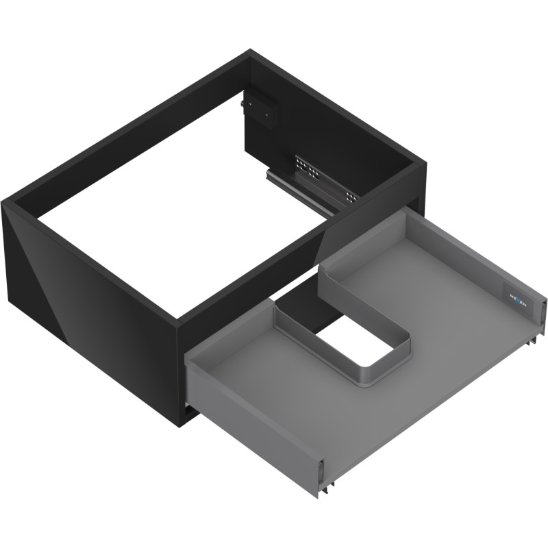 Mexen Box-A korpus szafki podumywalkowej 60 cm, 1 szuflada, czarny połysk - 91AX0-0600-235-1-70