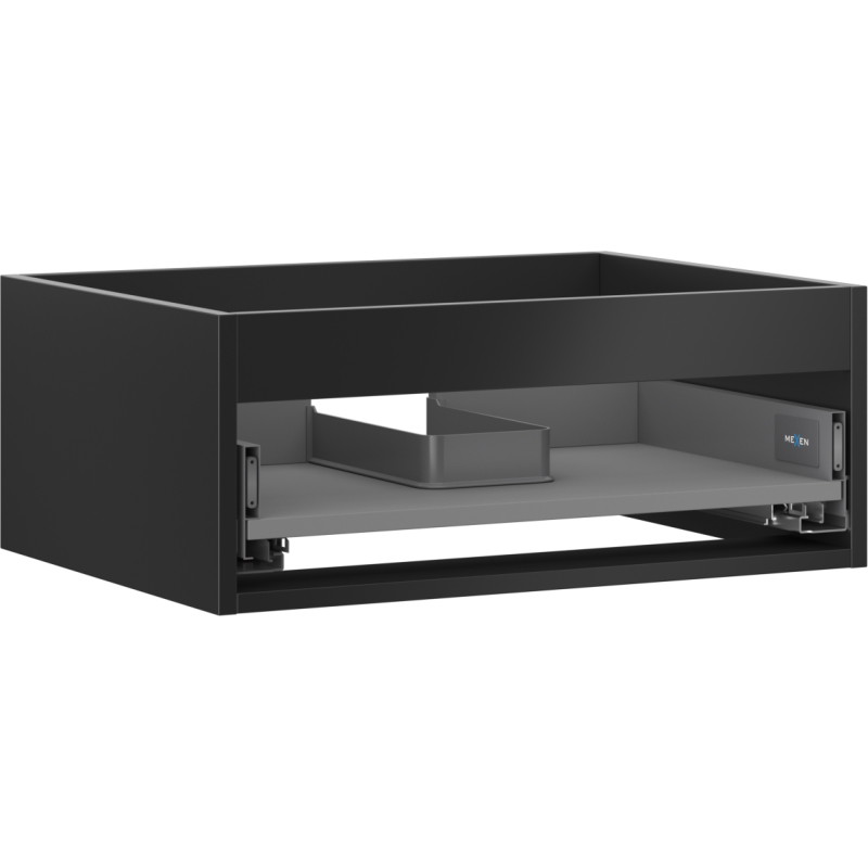Mexen Box-A korpus szafki podumywalkowej 60 cm, 1 szuflada, czarny mat - 91AX0-0600-235-1-71