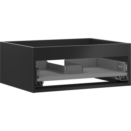 Mexen Box-A korpus szafki podumywalkowej 60 cm, 1 szuflada, czarny mat - 91AX0-0600-235-1-71
