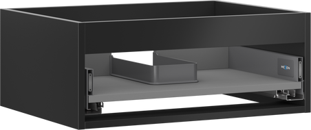 Mexen Box-A korpus szafki podumywalkowej 60 cm, 1 szuflada, czarny mat - 91AX0-0600-235-1-71