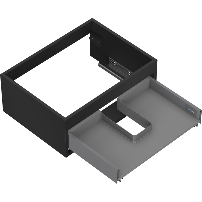 Mexen Box-A korpus szafki podumywalkowej 60 cm, 1 szuflada, czarny mat - 91AX0-0600-235-1-71