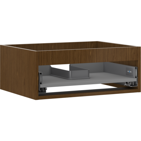 Mexen Box-A korpus szafki podumywalkowej 60 cm, 1 szuflada, orzech - 91AX0-0600-235-1-86
