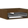 Mexen Box-A korpus szafki podumywalkowej 60 cm, 1 szuflada, orzech - 91AX0-0600-235-1-86