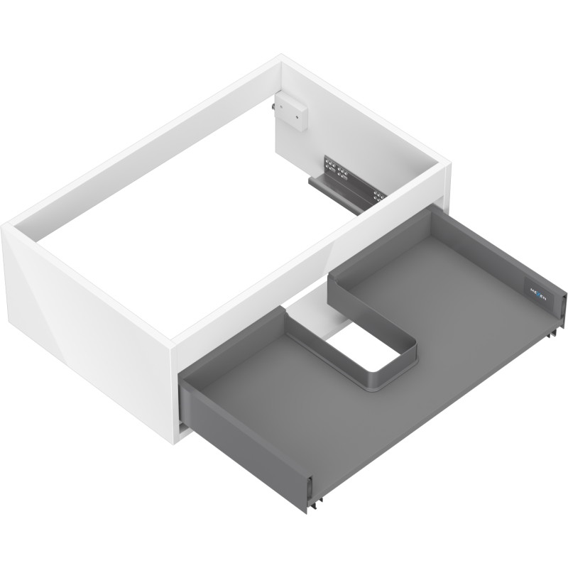 Mexen Box-A korpus szafki podumywalkowej 70 cm, 1 szuflada, biały połysk - 91AX0-0700-235-1-00