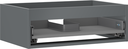 Mexen Box-A korpus szafki podumywalkowej 70 cm, 1 szuflada, grafit mat - 91AX0-0700-235-1-66