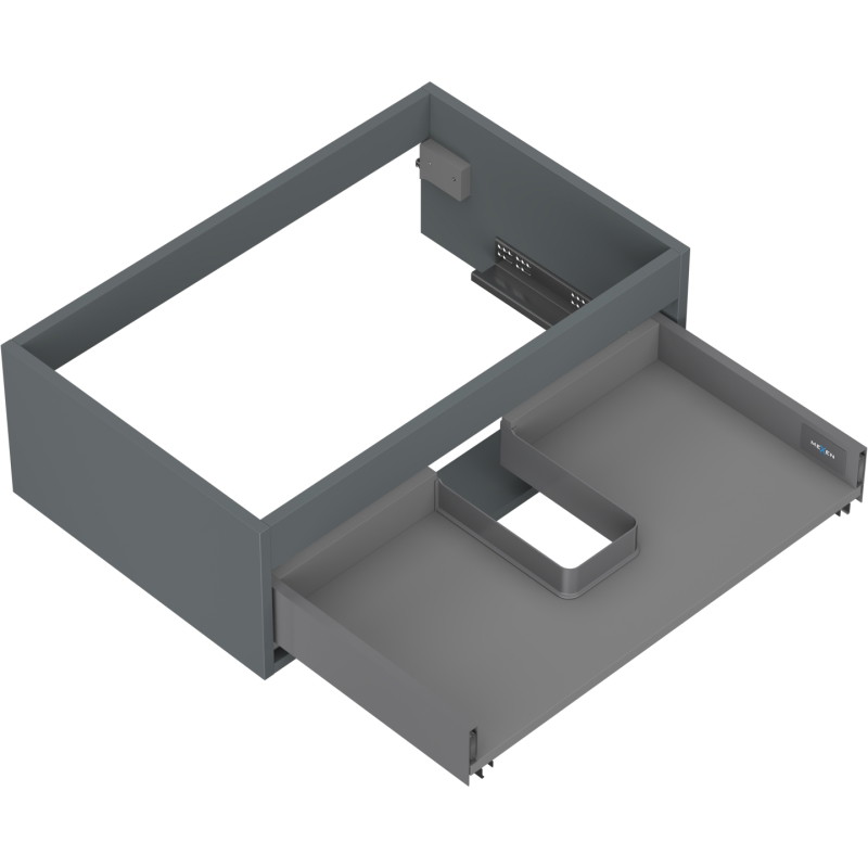 Mexen Box-A korpus szafki podumywalkowej 70 cm, 1 szuflada, grafit mat - 91AX0-0700-235-1-66