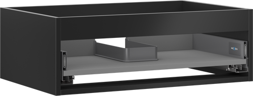 Mexen Box-A korpus szafki podumywalkowej 70 cm, 1 szuflada, czarny mat - 91AX0-0700-235-1-71
