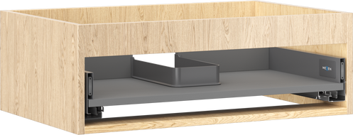 Mexen Box-A korpus szafki podumywalkowej 70 cm, 1 szuflada, dąb - 91AX0-0700-235-1-81