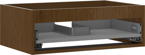Mexen Box-A korpus szafki podumywalkowej 70 cm, 1 szuflada, orzech - 91AX0-0700-235-1-86