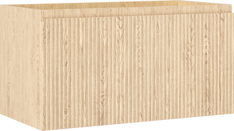 Mexen Rivel szafka łazienkowa podumywalkowa 90 cm, 1 szuflada, ryflowana , dąb - 91A20-09047-1-BF81