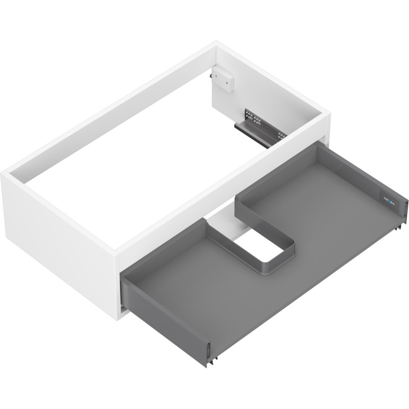 Mexen Box-A korpus szafki podumywalkowej 80 cm, 1 szuflada, biały mat - 91AX0-0800-235-1-01