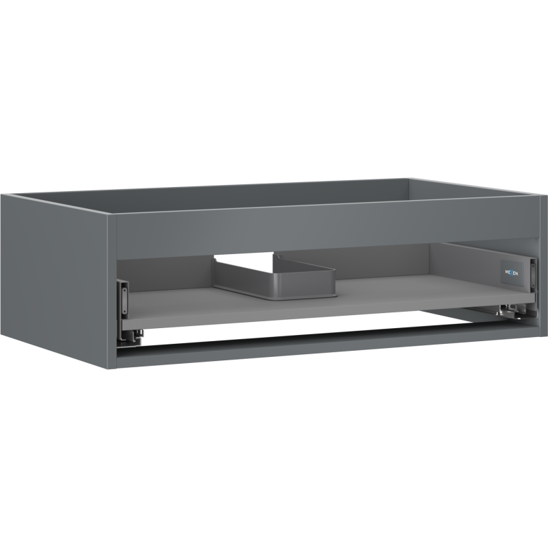 Mexen Box-A korpus szafki podumywalkowej 80 cm, 1 szuflada, grafit mat - 91AX0-0800-235-1-66