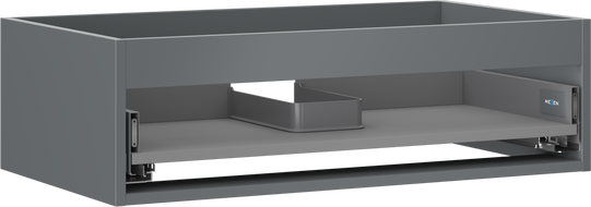 Mexen Box-A korpus szafki podumywalkowej 80 cm, 1 szuflada, grafit mat - 91AX0-0800-235-1-66