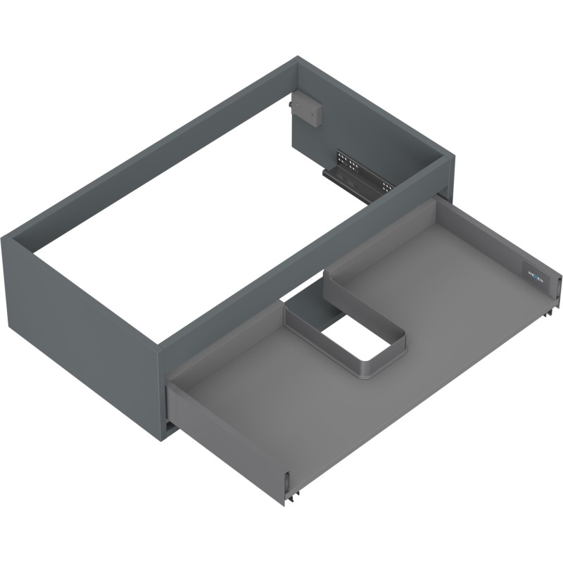 Mexen Box-A korpus szafki podumywalkowej 80 cm, 1 szuflada, grafit mat - 91AX0-0800-235-1-66