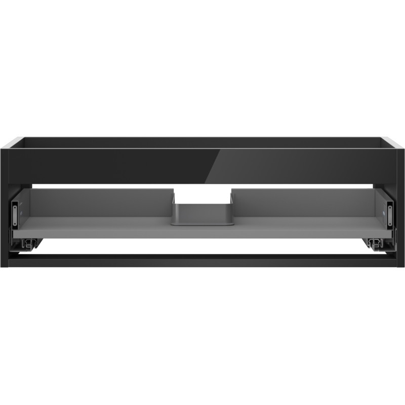 Mexen Box-A korpus szafki podumywalkowej 80 cm, 1 szuflada, czarny połysk - 91AX0-0800-235-1-70