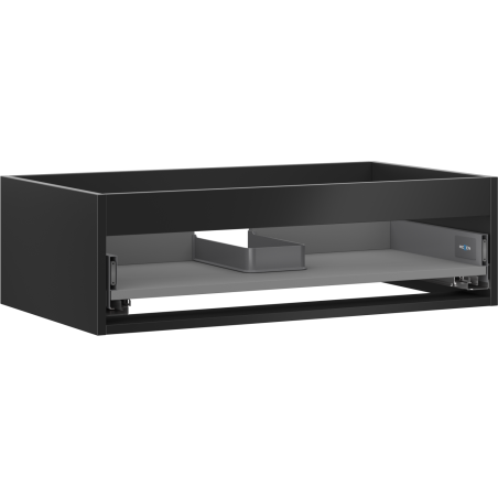 Mexen Box-A korpus szafki podumywalkowej 80 cm, 1 szuflada, czarny mat - 91AX0-0800-235-1-71