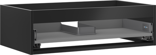 Mexen Box-A korpus szafki podumywalkowej 80 cm, 1 szuflada, czarny mat - 91AX0-0800-235-1-71