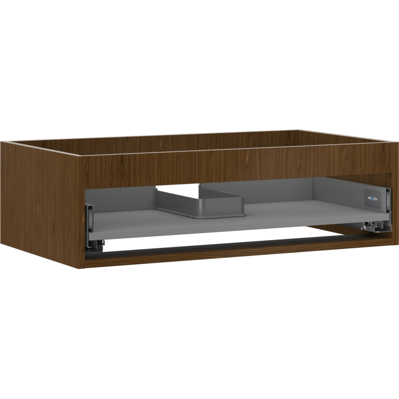 Mexen Box-A korpus szafki podumywalkowej 80 cm, 1 szuflada, orzech - 91AX0-0800-235-1-86