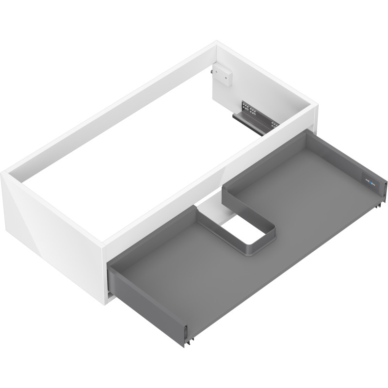 Mexen Box-A korpus szafki podumywalkowej 90 cm, 1 szuflada, biały połysk - 91AX0-0900-235-1-00