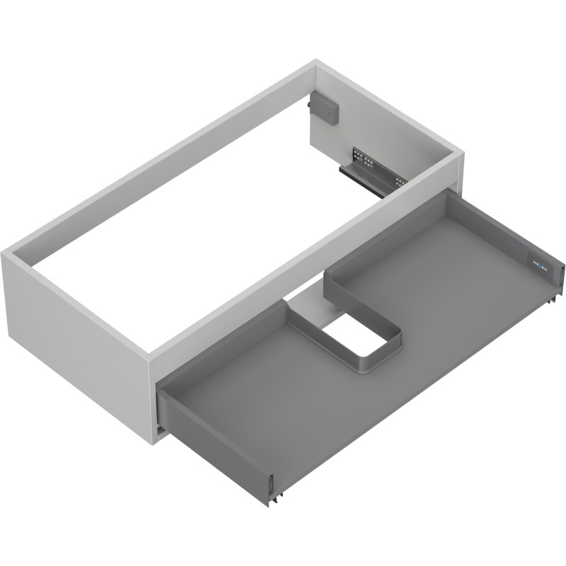 Mexen Box-A korpus szafki podumywalkowej 90 cm, 1 szuflada, szary mat - 91AX0-0900-235-1-62