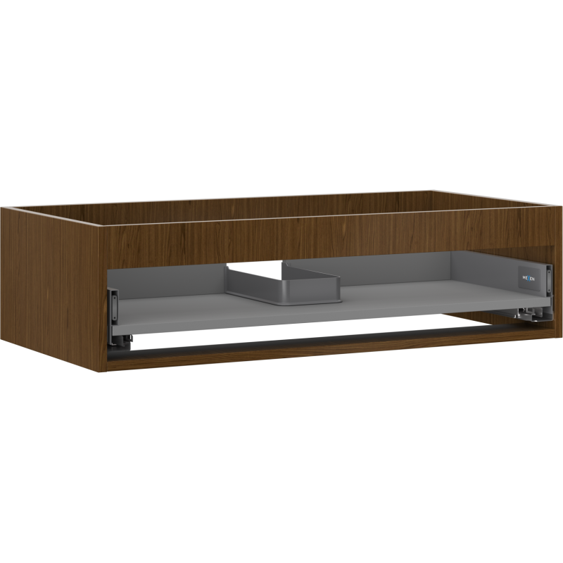 Mexen Box-A korpus szafki podumywalkowej 90 cm, 1 szuflada, orzech - 91AX0-0900-235-1-86