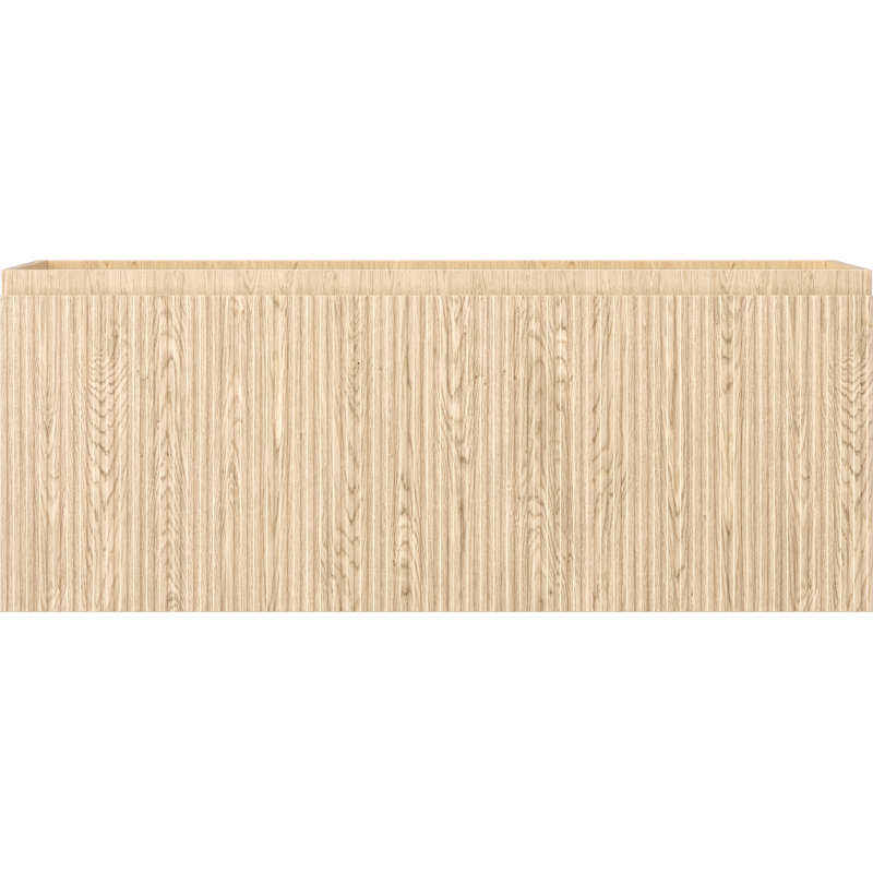 Mexen Rivel szafka łazienkowa podumywalkowa 120 cm, 1 szuflada, ryflowana , dąb - 91A20-12047-1-BF81
