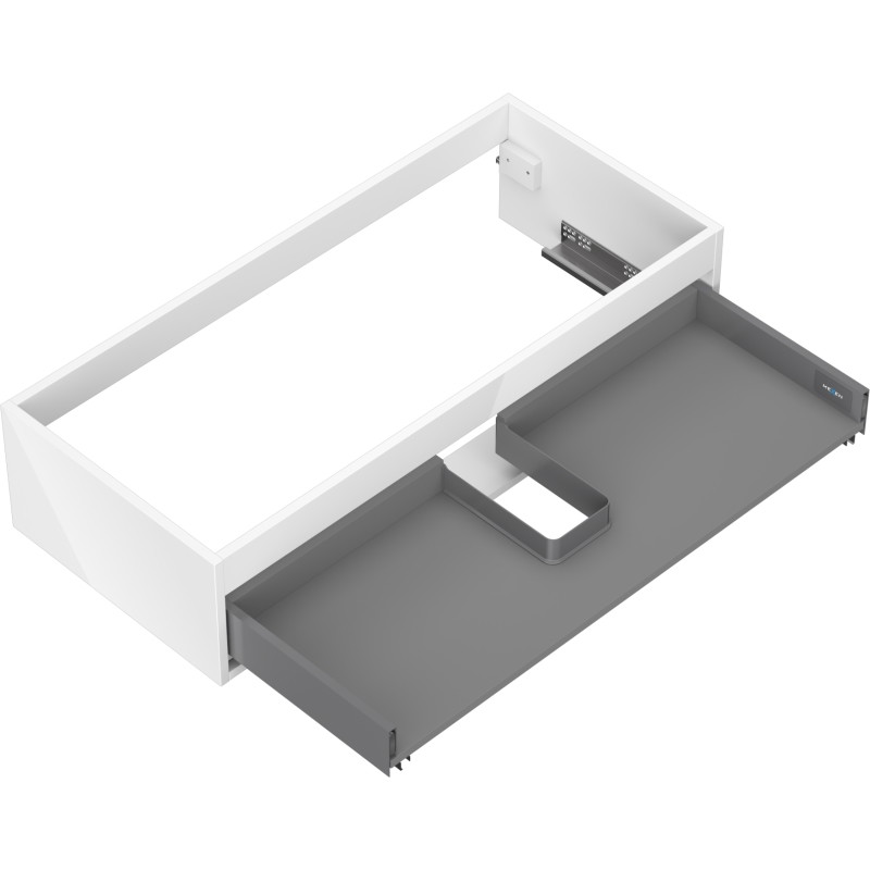 Mexen Box-A korpus szafki podumywalkowej 100 cm, 1 szuflada, biały połysk - 91AX0-1000-235-1-00