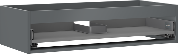 Mexen Box-A korpus szafki podumywalkowej 100 cm, 1 szuflada, grafit mat - 91AX0-1000-235-1-66