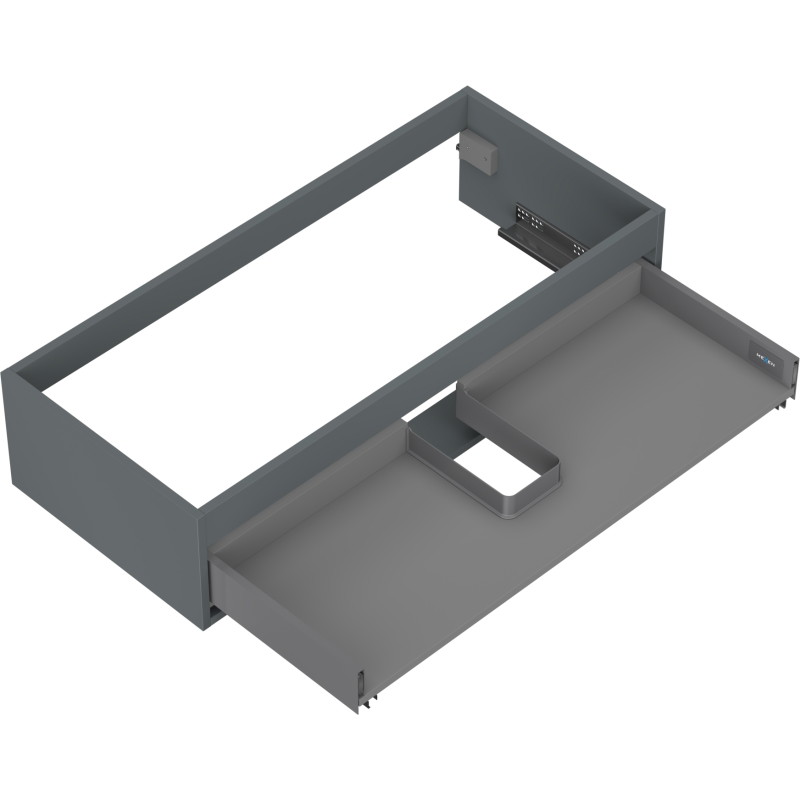 Mexen Box-A korpus szafki podumywalkowej 100 cm, 1 szuflada, grafit mat - 91AX0-1000-235-1-66