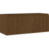 Mexen Rivel szafka łazienkowa podumywalkowa 120 cm, 1 szuflada, ryflowana , orzech - 91A20-12047-1-BF86