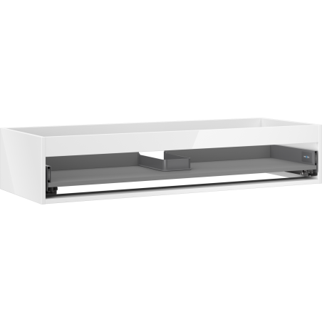 Mexen Box-A korpus szafki podumywalkowej 120 cm, 1 szuflada, biały połysk - 91AX0-1200-235-1-00