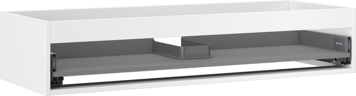 Mexen Box-A korpus szafki podumywalkowej 120 cm, 1 szuflada, biały mat - 91AX0-1200-235-1-01