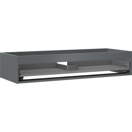 Mexen Box-A korpus szafki podumywalkowej 120 cm, 1 szuflada, grafit mat - 91AX0-1200-235-1-66