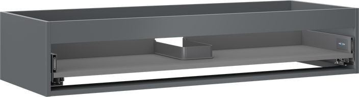 Mexen Box-A korpus szafki podumywalkowej 120 cm, 1 szuflada, grafit mat - 91AX0-1200-235-1-66