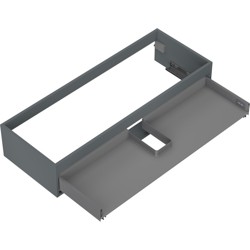 Mexen Box-A korpus szafki podumywalkowej 120 cm, 1 szuflada, grafit mat - 91AX0-1200-235-1-66