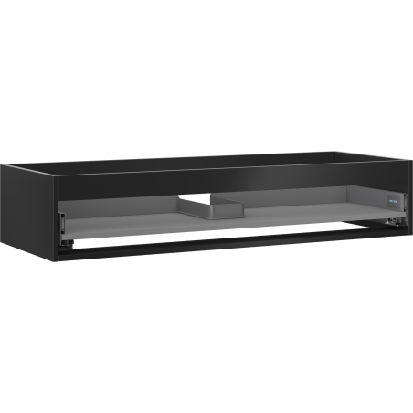 Mexen Box-A korpus szafki podumywalkowej 120 cm, 1 szuflada, czarny mat - 91AX0-1200-235-1-71