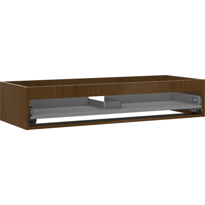 Mexen Box-A korpus szafki podumywalkowej 120 cm, 1 szuflada, orzech - 91AX0-1200-235-1-86
