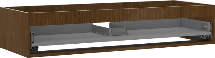 Mexen Box-A korpus szafki podumywalkowej 120 cm, 1 szuflada, orzech - 91AX0-1200-235-1-86