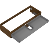 Mexen Box-A korpus szafki podumywalkowej 120 cm, 1 szuflada, orzech - 91AX0-1200-235-1-86